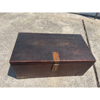 Antique Roycroft Mission Arts & Crafts “Goodie” Box Chest Trunk Original 1910s