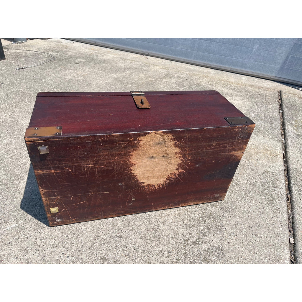 Antique Roycroft Mission Arts & Crafts “Goodie” Box Chest Trunk Original 1910s