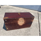 Antique Roycroft Mission Arts & Crafts “Goodie” Box Chest Trunk Original 1910s