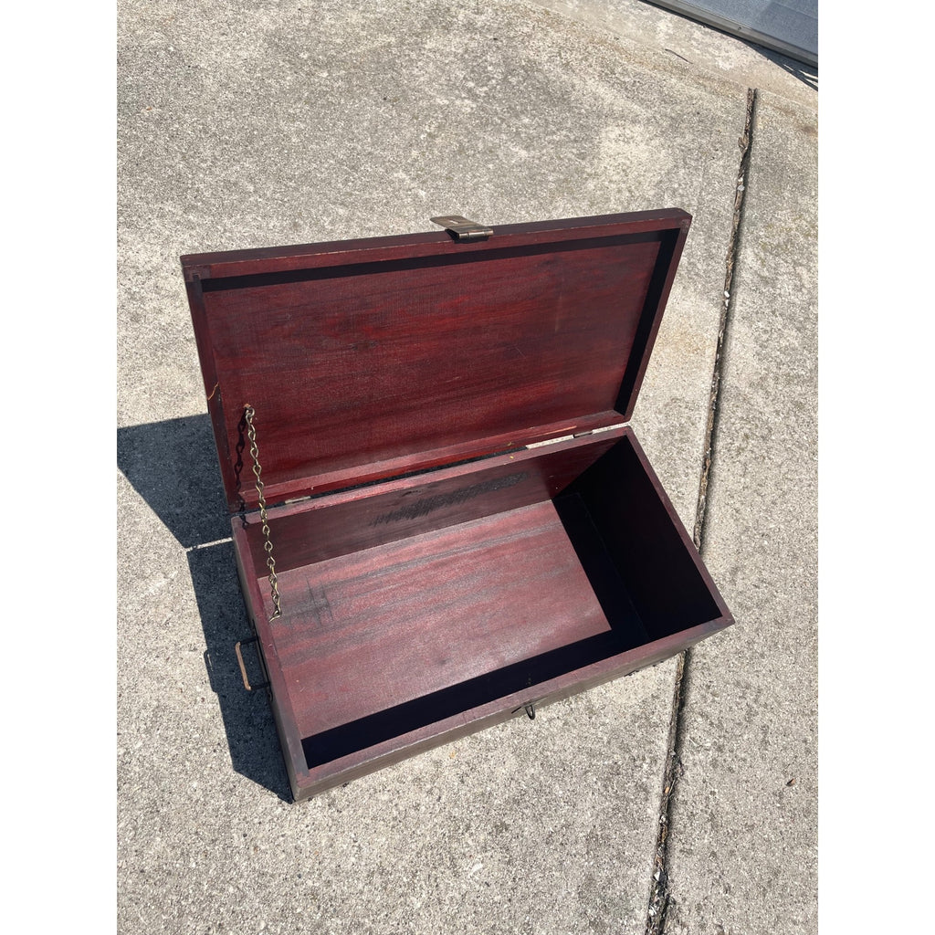 Antique Roycroft Mission Arts & Crafts “Goodie” Box Chest Trunk Original 1910s