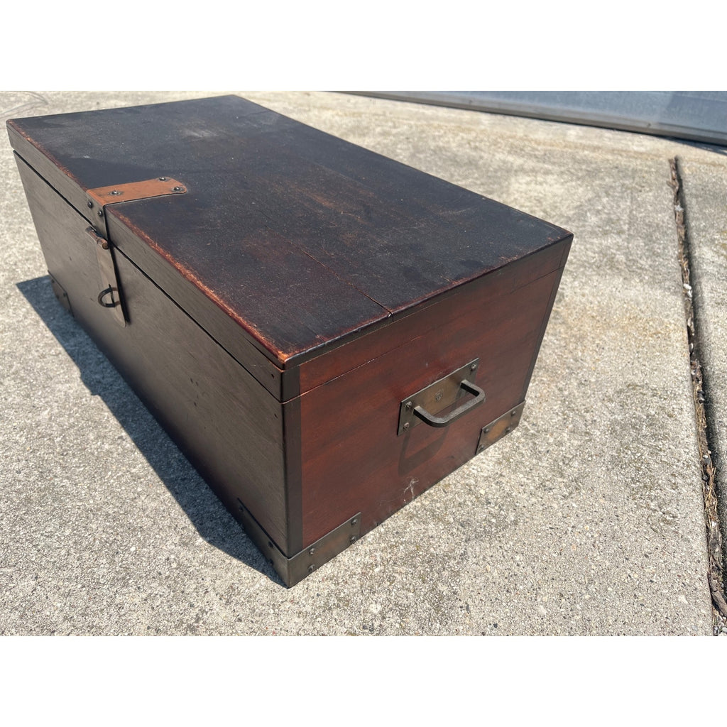 Antique Roycroft Mission Arts & Crafts “Goodie” Box Chest Trunk Original 1910s