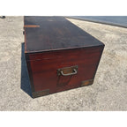 Antique Roycroft Mission Arts & Crafts “Goodie” Box Chest Trunk Original 1910s