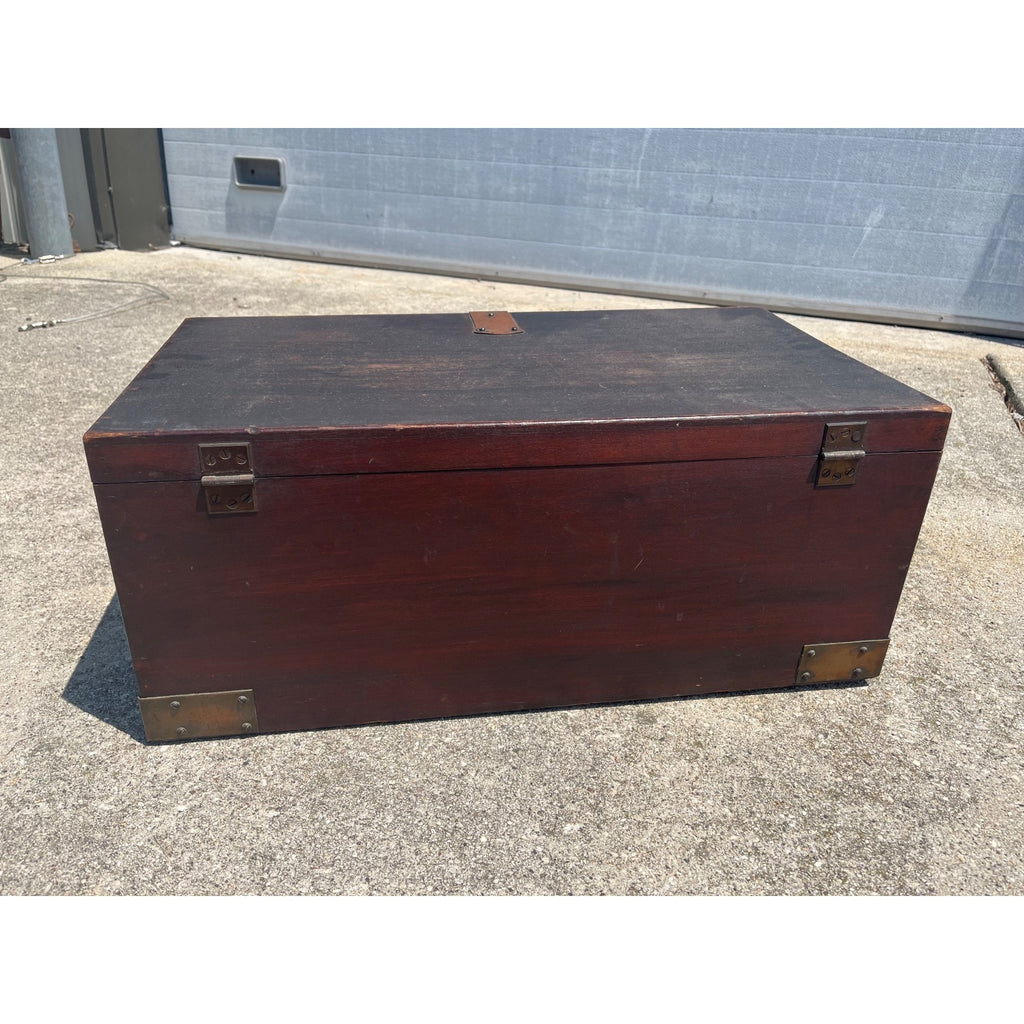 Antique Roycroft Mission Arts & Crafts “Goodie” Box Chest Trunk Original 1910s