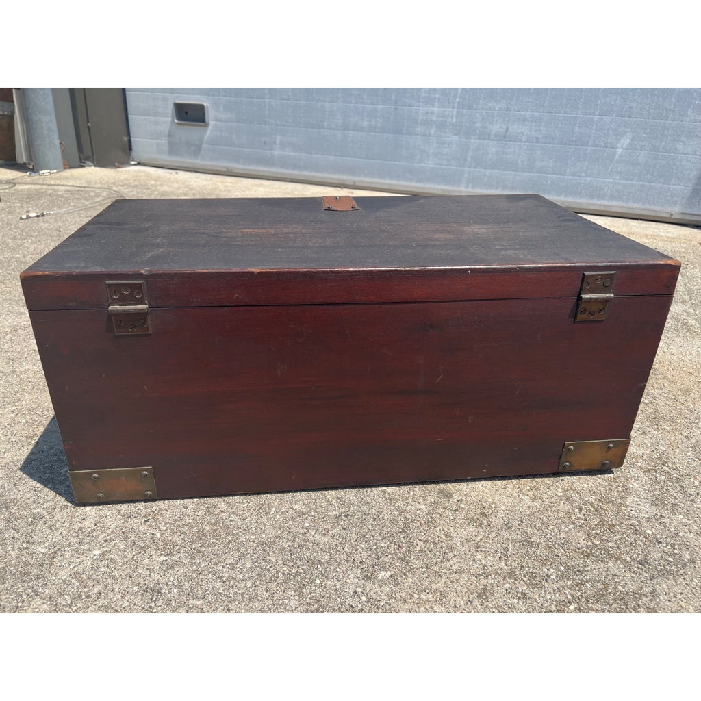 Antique Roycroft Mission Arts & Crafts “Goodie” Box Chest Trunk Original 1910s
