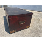 Antique Roycroft Mission Arts & Crafts “Goodie” Box Chest Trunk Original 1910s