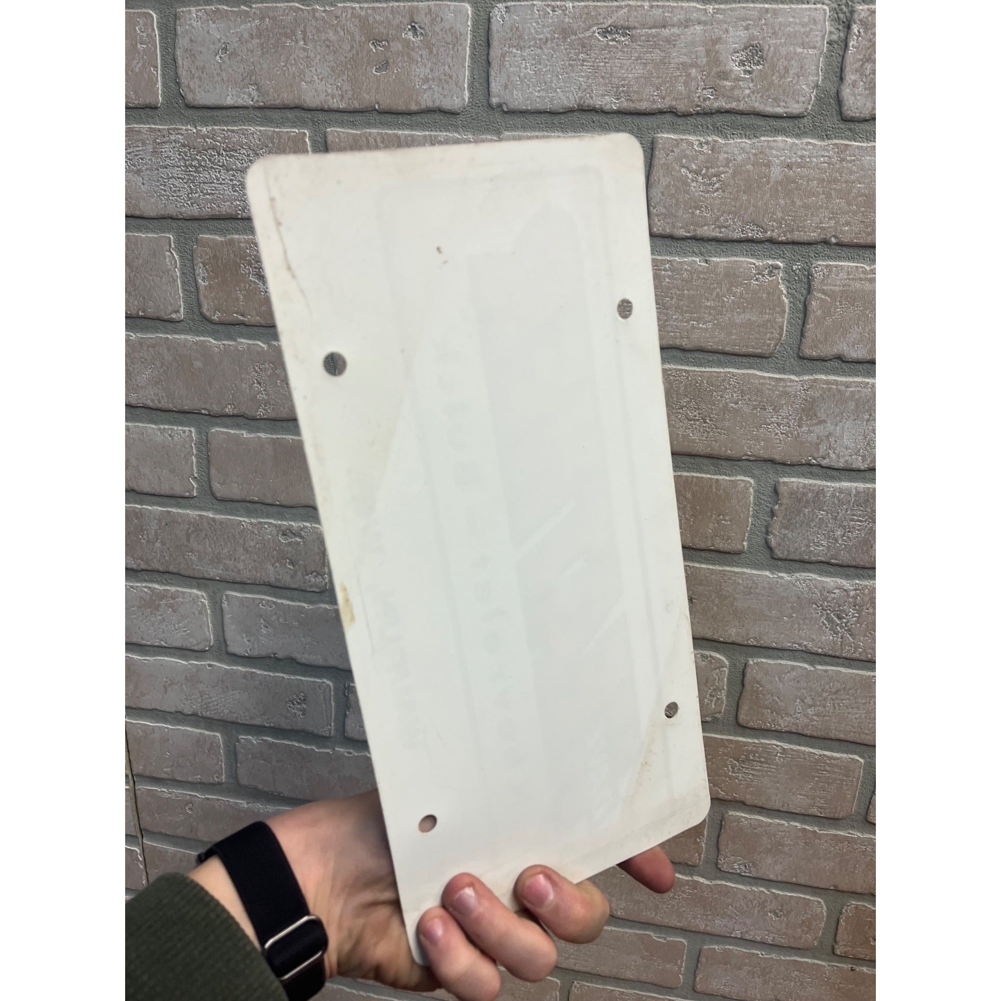 Vintage Buick Chevrolet Chevy Waupun WI Dealership Booster License Plate