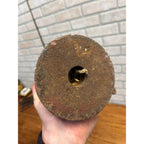 Vintage Hanging Cast Iron Scale Weight 16 Lb Hook Cotton Beam Scale