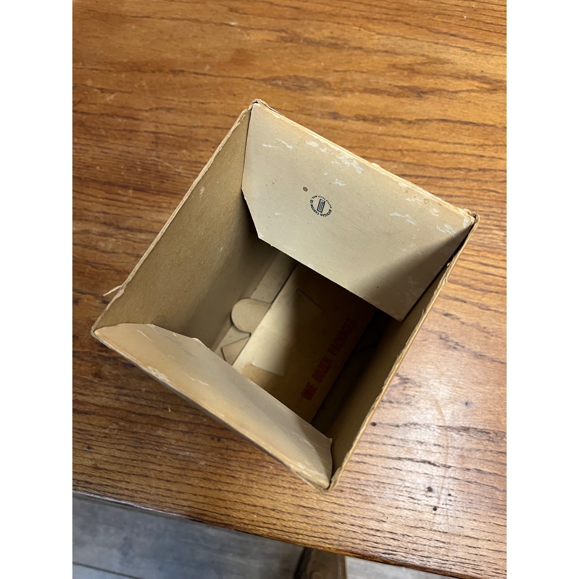 RARE Vintage Peachy Tobacco Cardboard Box Advertising Detroit Scotten Dillon Co.