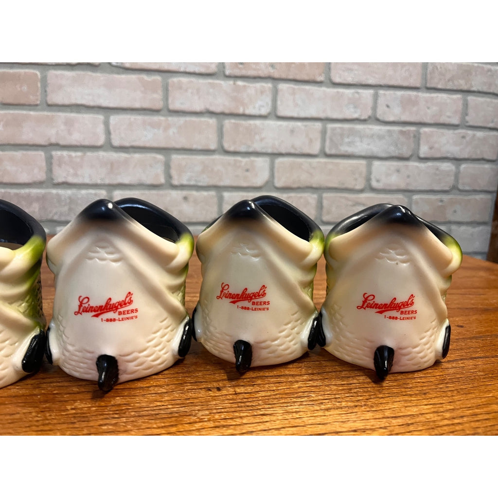 Vintage Lot (5) Kool Buddies Inc. Leinenkugel's Beer Fish Can Koozies Bass