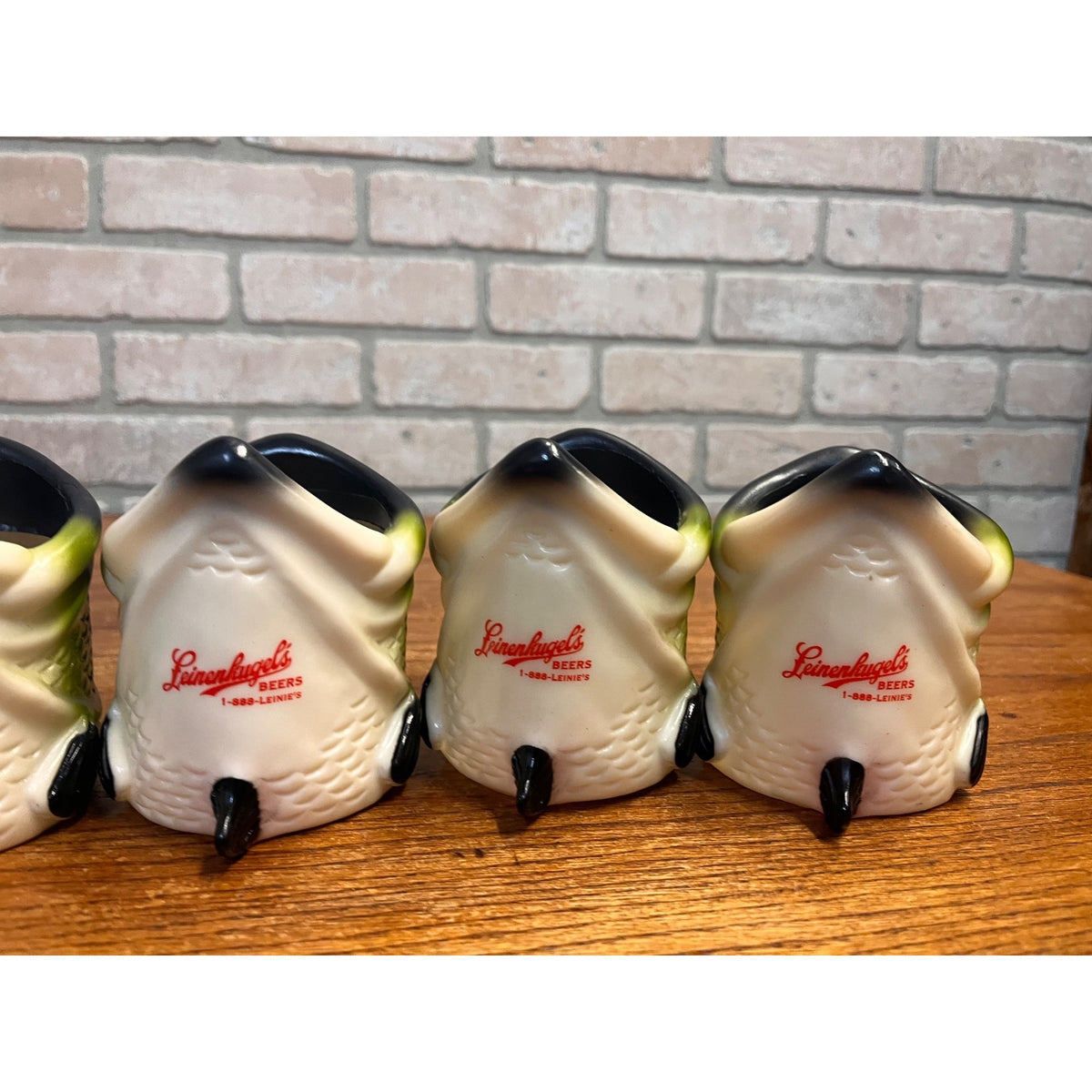 Vintage Lot (5) Kool Buddies Inc. Leinenkugel's Beer Fish Can Koozies Bass