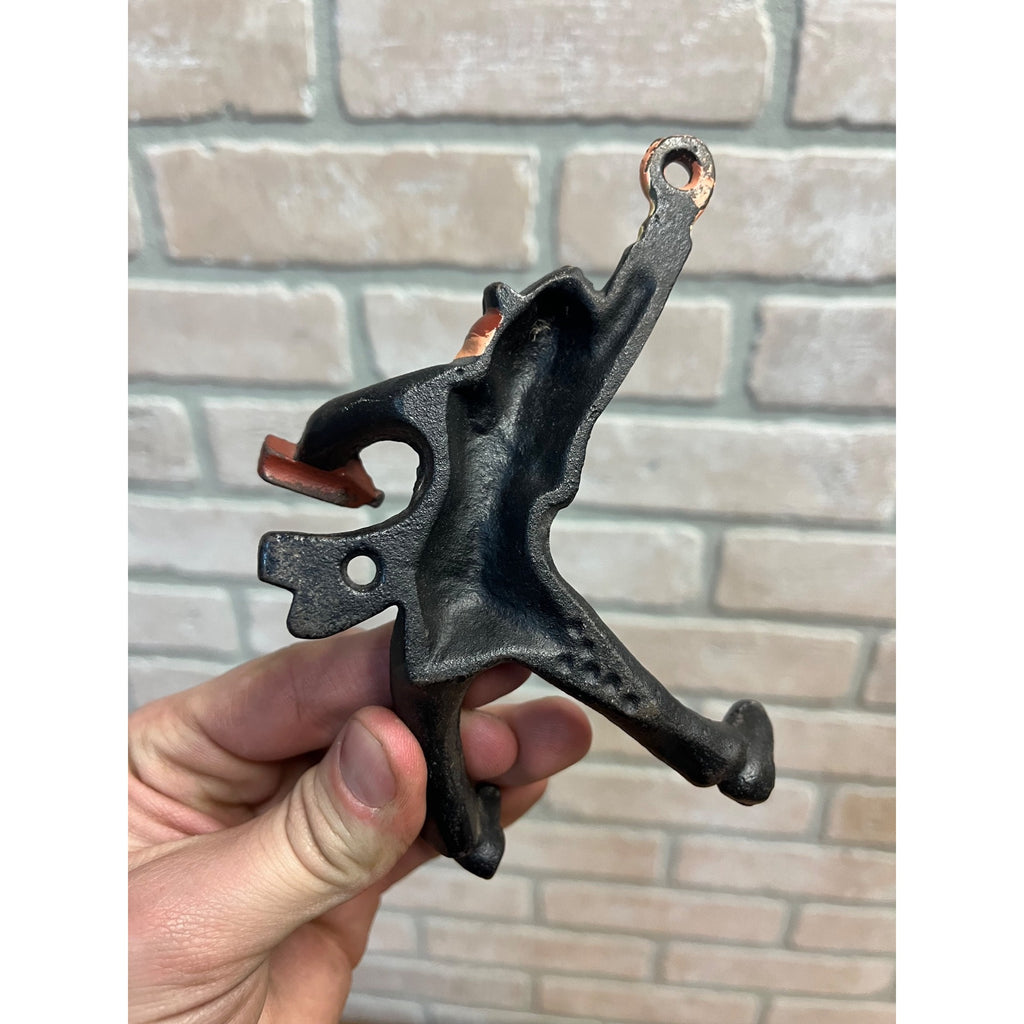 Vintage Cast Iron Drunk Man Top Hat Black Suit Hanging Bar Bottle Beer Opener