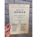Vintage 1930s J. Leinenkugel Brewing Company Song Book Chippewa Falls WI Beer