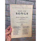 Vintage 1930s J. Leinenkugel Brewing Company Song Book Chippewa Falls WI Beer