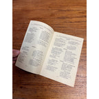 Vintage 1930s J. Leinenkugel Brewing Company Song Book Chippewa Falls WI Beer