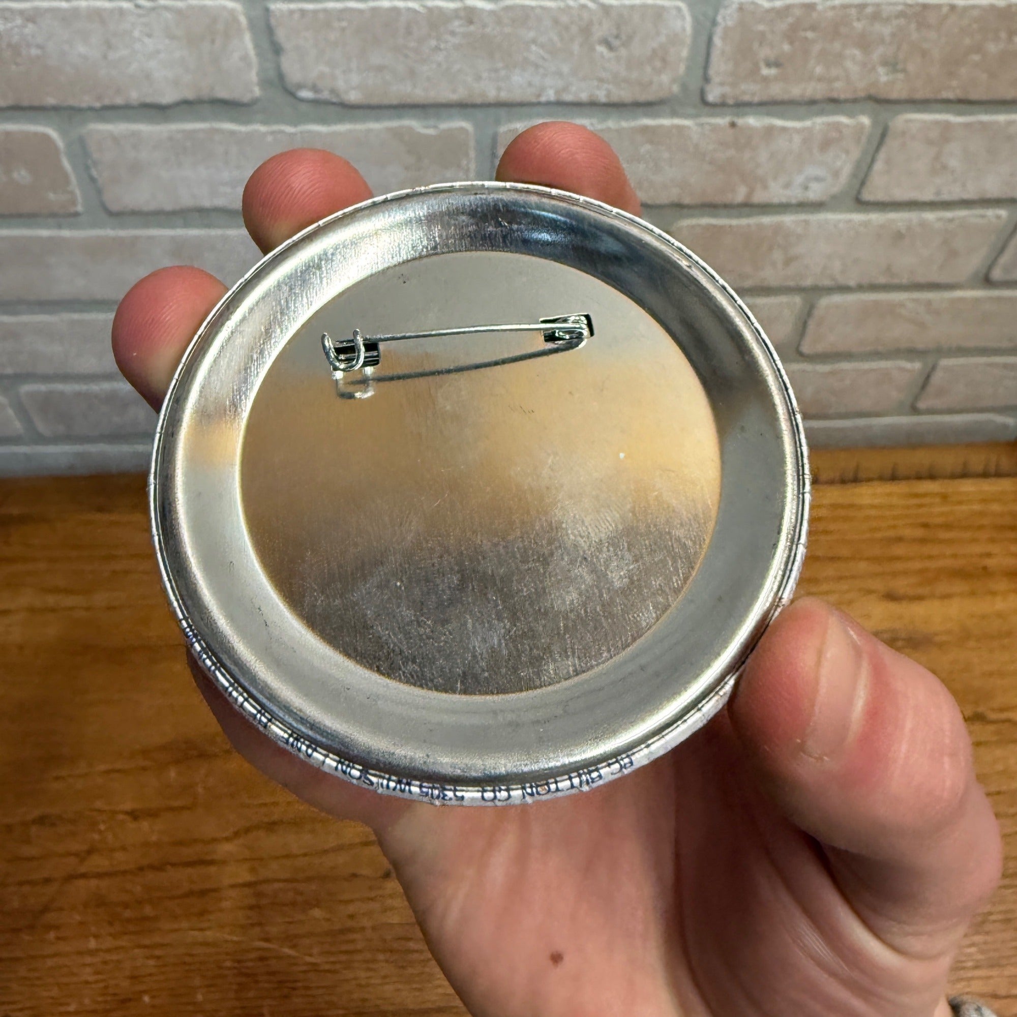 (2) Clinton Gore Hilary Pin Button Political Campaign Pins 1996 1993