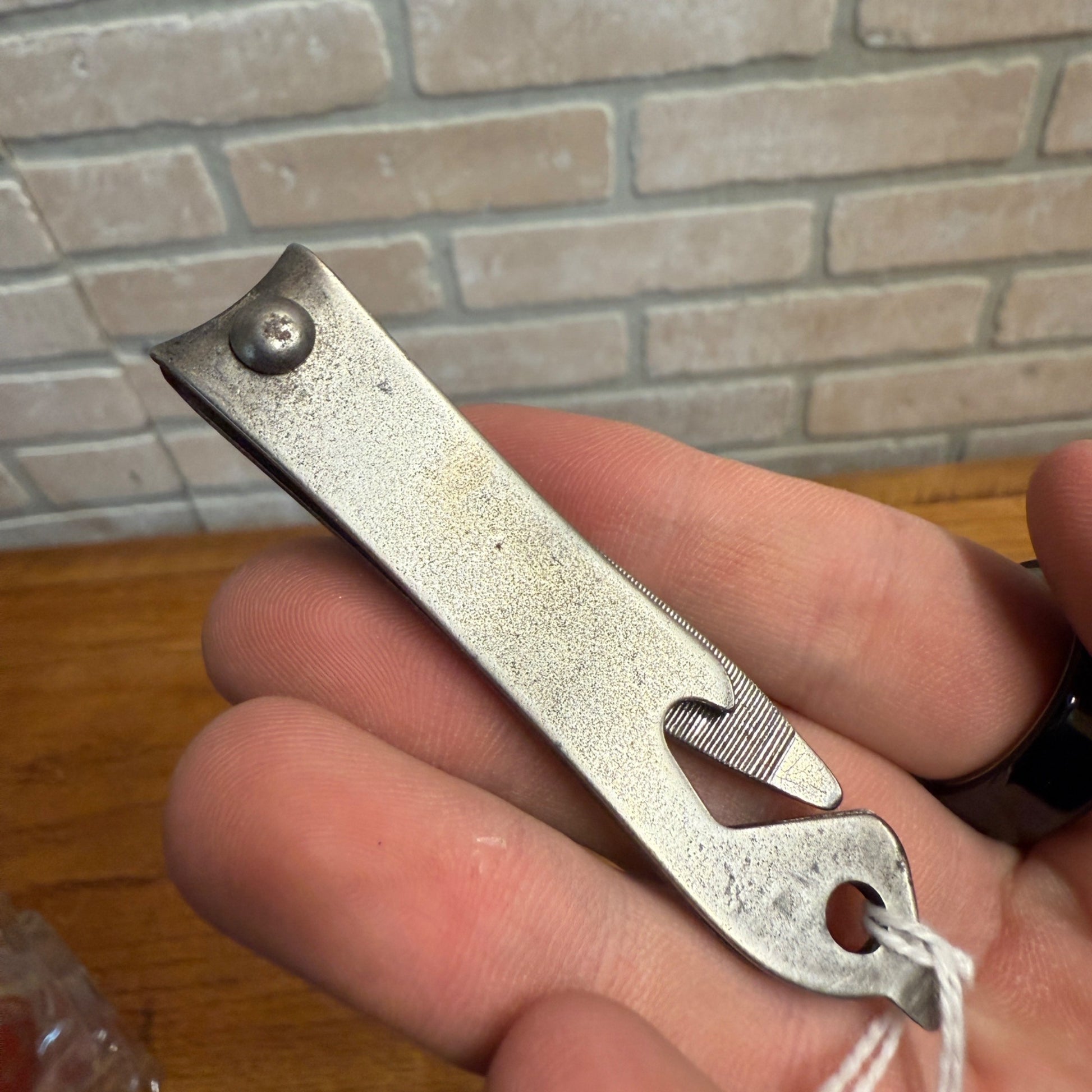 Vintage West Bend Wis Miller Service Advertising Beer Bottle Opener Nail Clipper