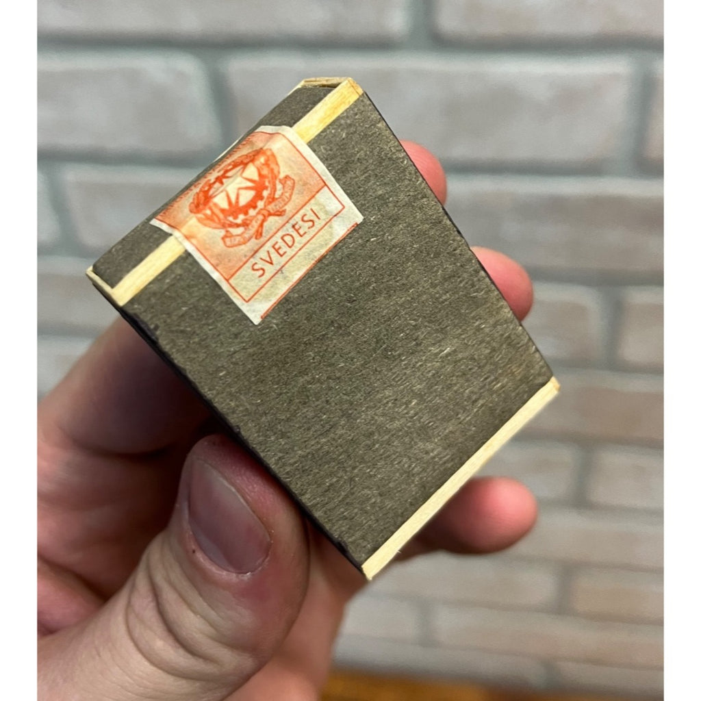 Vintage 1930s Saffa Milano Italy Matches Match Box SEALED FULL Milan Magenta