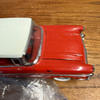 Vintage 1:18 Scale Die-Cast 1957 Chevrolet Bel Air Red and White Model Car For Parts/Repair