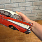 Vintage 1:18 Scale Die-Cast 1957 Chevrolet Bel Air Red and White Model Car For Parts/Repair