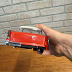 Vintage 1:18 Scale Die-Cast 1957 Chevrolet Bel Air Red and White Model Car For Parts/Repair