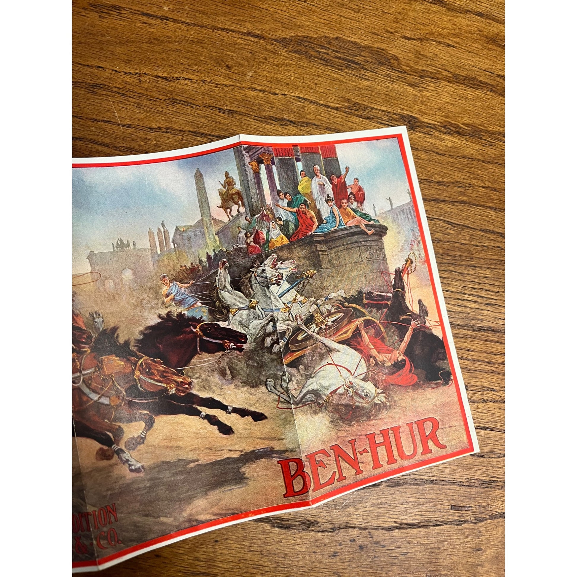 RARE Vintage Ben-Hur Sears & Roebuck Co. Promo Fold-Out Advertisement Brochure