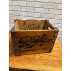 Vintage Blatz Milwaukee Beer Wisconsin Wooden Crate Case for (12) Quart Bottles