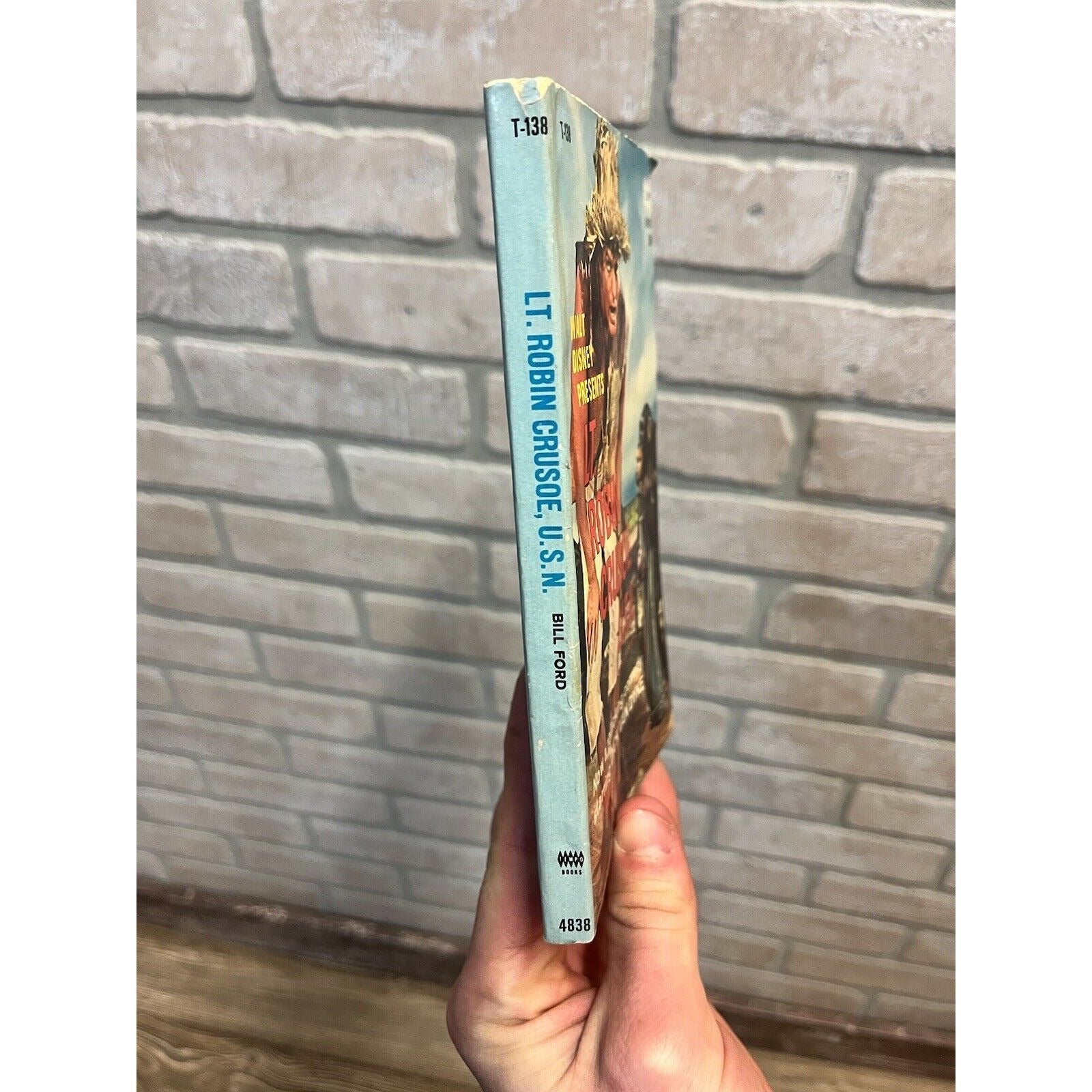 LT ROBIN CRUSOE U.S.N. by Bill Ford (1966) Tempo Movie Paperback 1st Ed - Disney