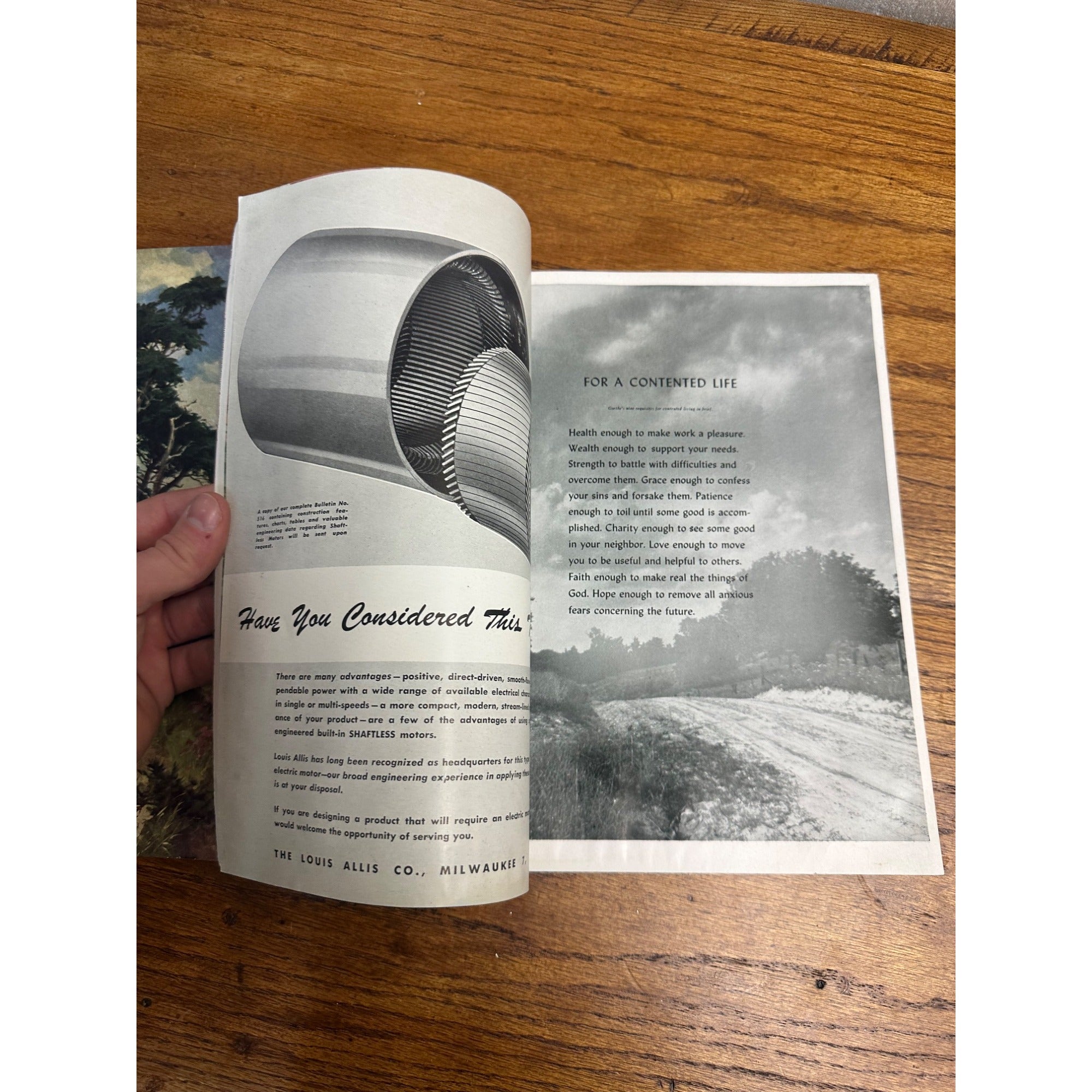 The Louis Allis Messenger May June 1946 Famous Art Pieces Poems Vintage Magazine