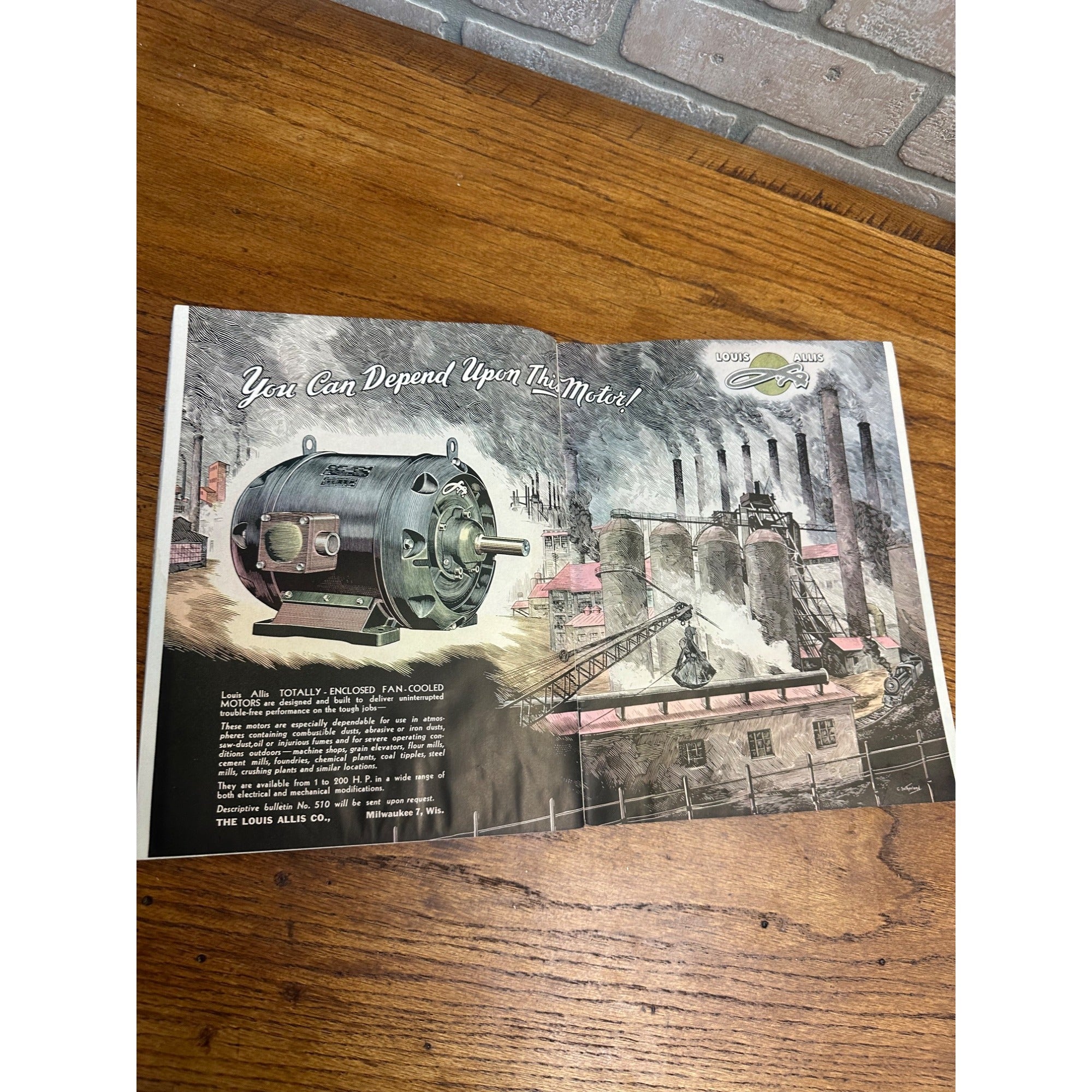 The Louis Allis Messenger May June 1946 Famous Art Pieces Poems Vintage Magazine