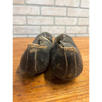 Antique Vintage Early 1910s-1920s Baseball Leather Cleats Shoes Black