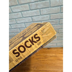Vintage 1950s Burnham Battery Heated Socks w/ Store Box Michigan City IN Hunting