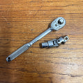 Vintage Hand Tool Indestro Socket Wrench 6272 and Socket 3217 Set