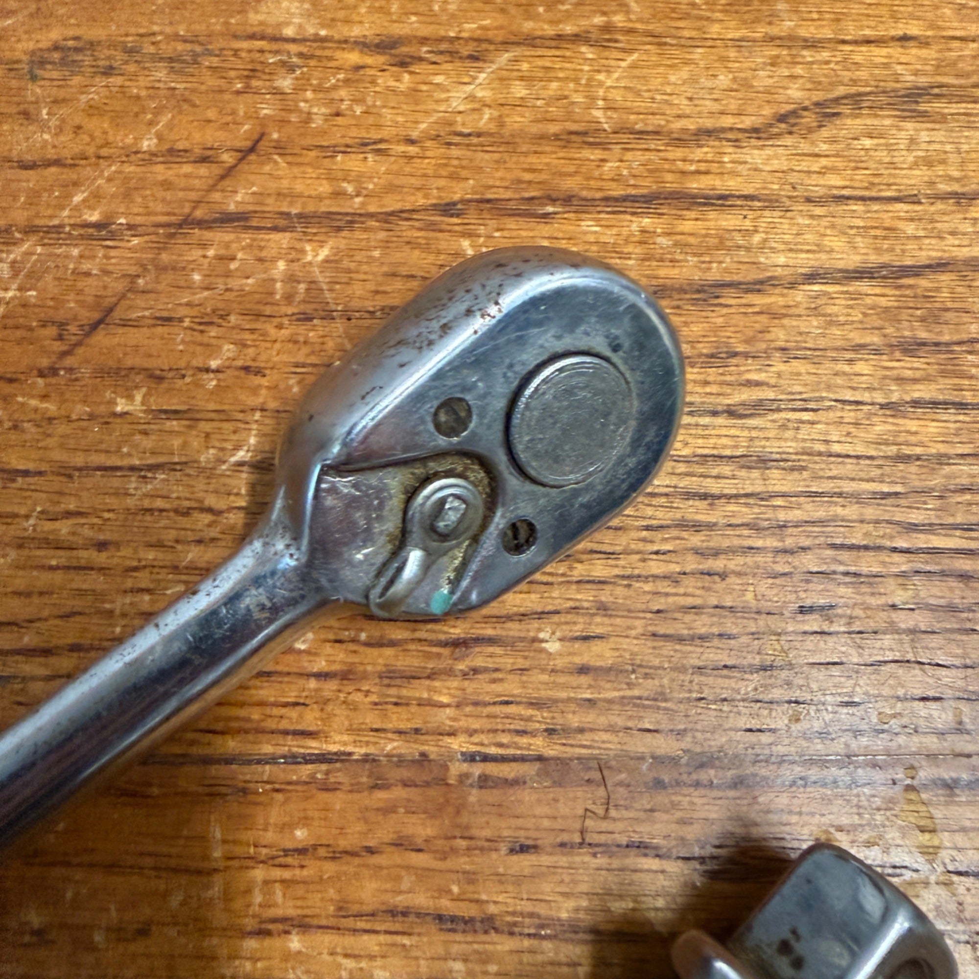 Vintage Hand Tool Indestro Socket Wrench 6272 and Socket 3217 Set