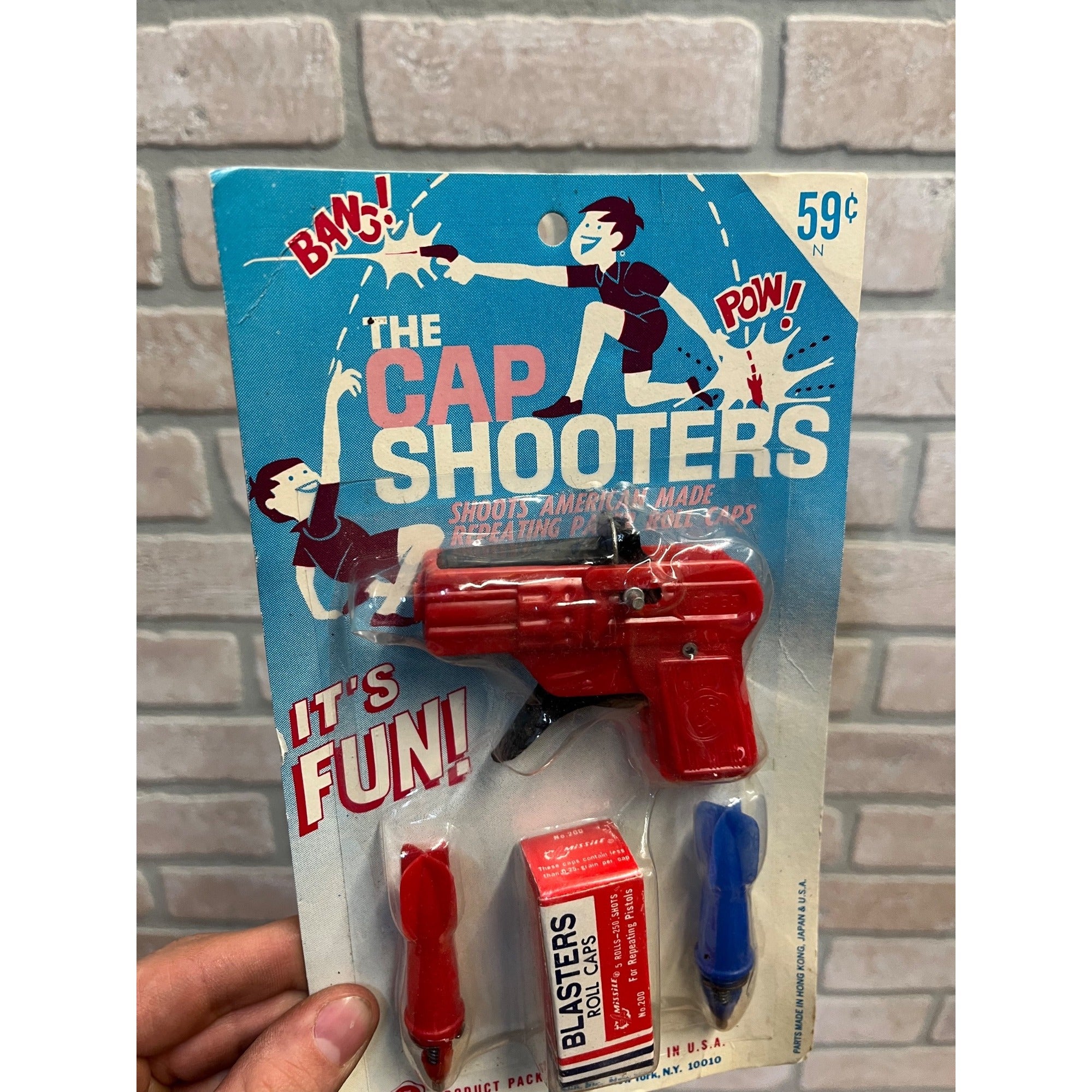 Vintage NOS Cap Shooters Toy Pistol Made in Japan