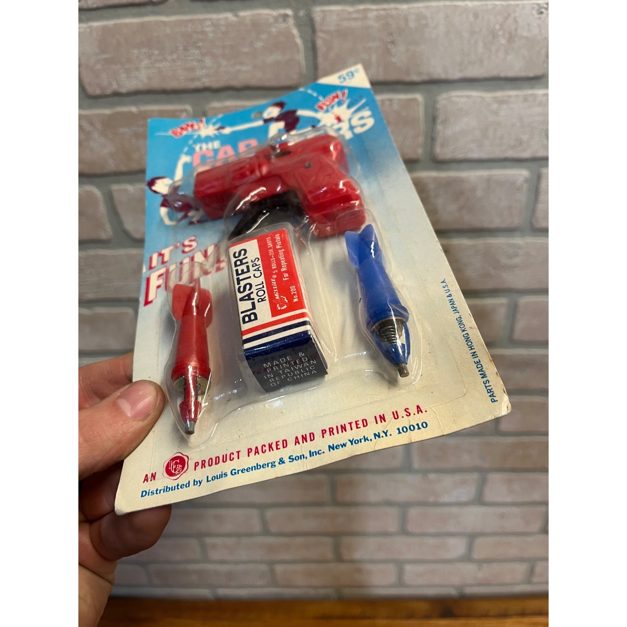 Vintage NOS Cap Shooters Toy Pistol Made in Japan