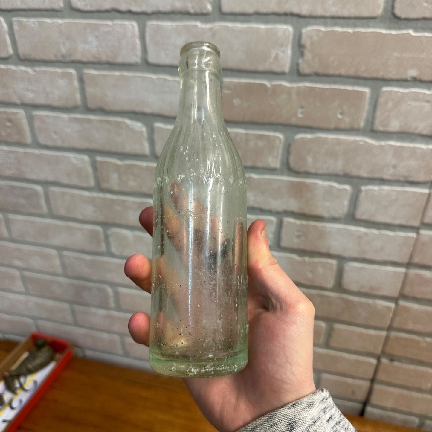 Vintage c1930s Chilton Bottling Works Wis Soda Bottle 7oz Wisconsin Wi