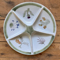 Buchan Thistle Serving  Scotland Stoneware Pottery  Lazy Susan
