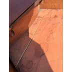 Early 19th C American Nautical Lap Desk Mahogany Sextant Case Form Writing Box
