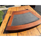 Early 19th C American Nautical Lap Desk Mahogany Sextant Case Form Writing Box