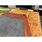 Early 19th C American Nautical Lap Desk Mahogany Sextant Case Form Writing Box