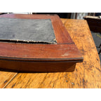 Early 19th C American Nautical Lap Desk Mahogany Sextant Case Form Writing Box