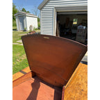 Early 19th C American Nautical Lap Desk Mahogany Sextant Case Form Writing Box