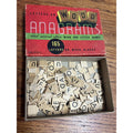 Vintage Letters On Wood Anagrams Game Whitman Publishing CO. USA Incomplete