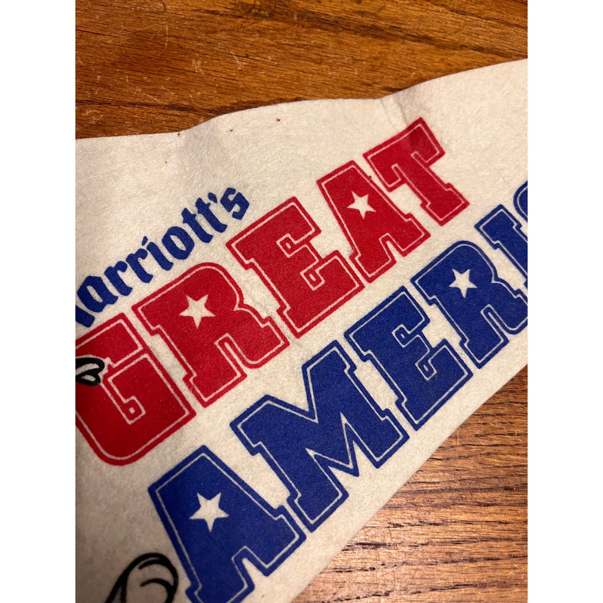 Vintage Marriott's Great America 24" Pennant Bugs Bunny Warner Bros 1976