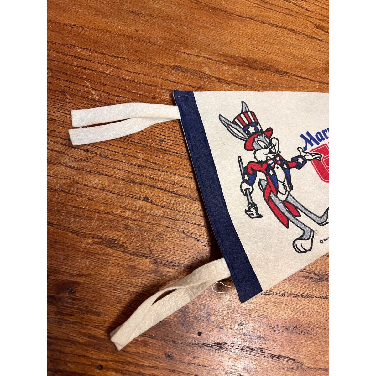Vintage Marriott's Great America 24" Pennant Bugs Bunny Warner Bros 1976