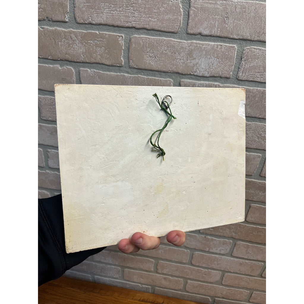 RARE Vintage 1960s Chief Oshkosh Beer Plaster Chalkware Beer Sign Advertising WI