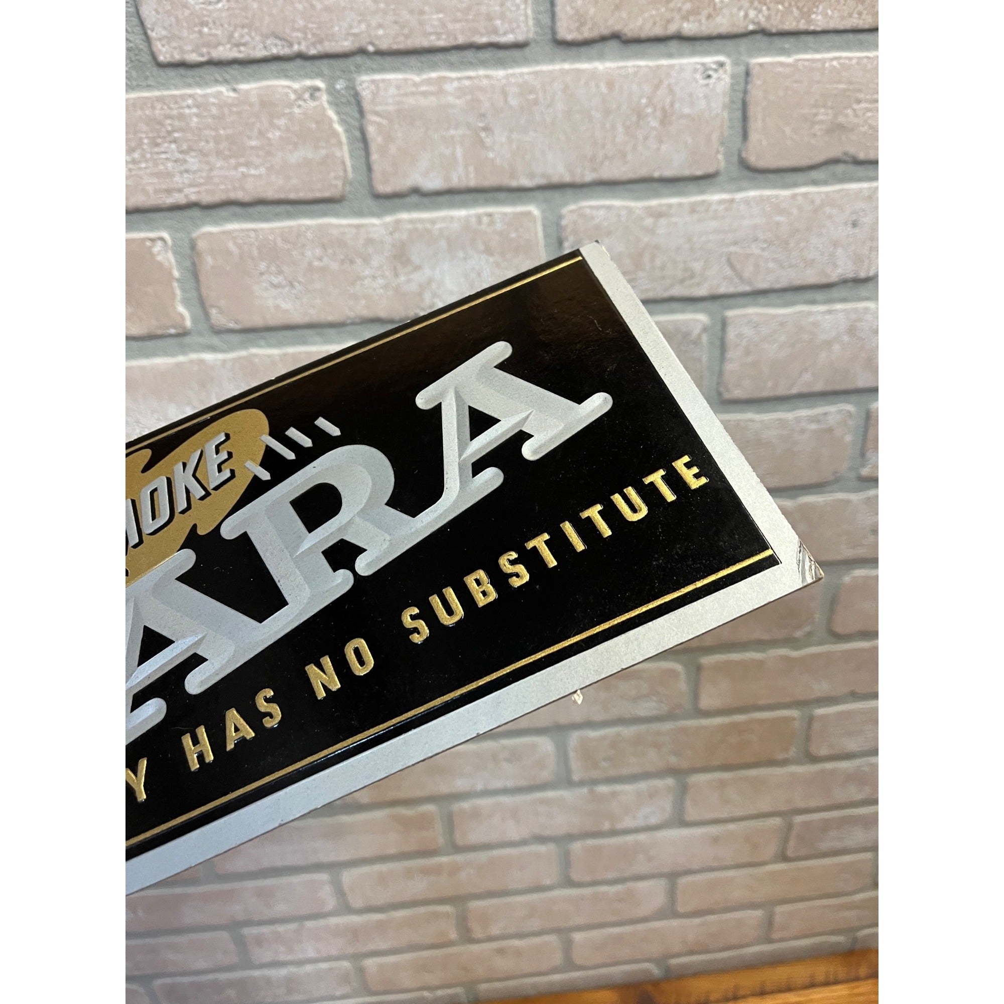 Vintage NOS 1950s Yara Chewing & Smoking Tobacco Advertising Cardboard Sign