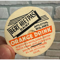 Milk Bottle Cap - Bert Hieptas Dairy - Appleton, (Wisconsin) Wis WI - Orange