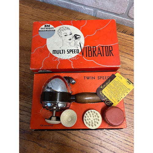 KM Knapp &  Monarch Body Massager Vibrator Pharmacy 1950s W/ Box