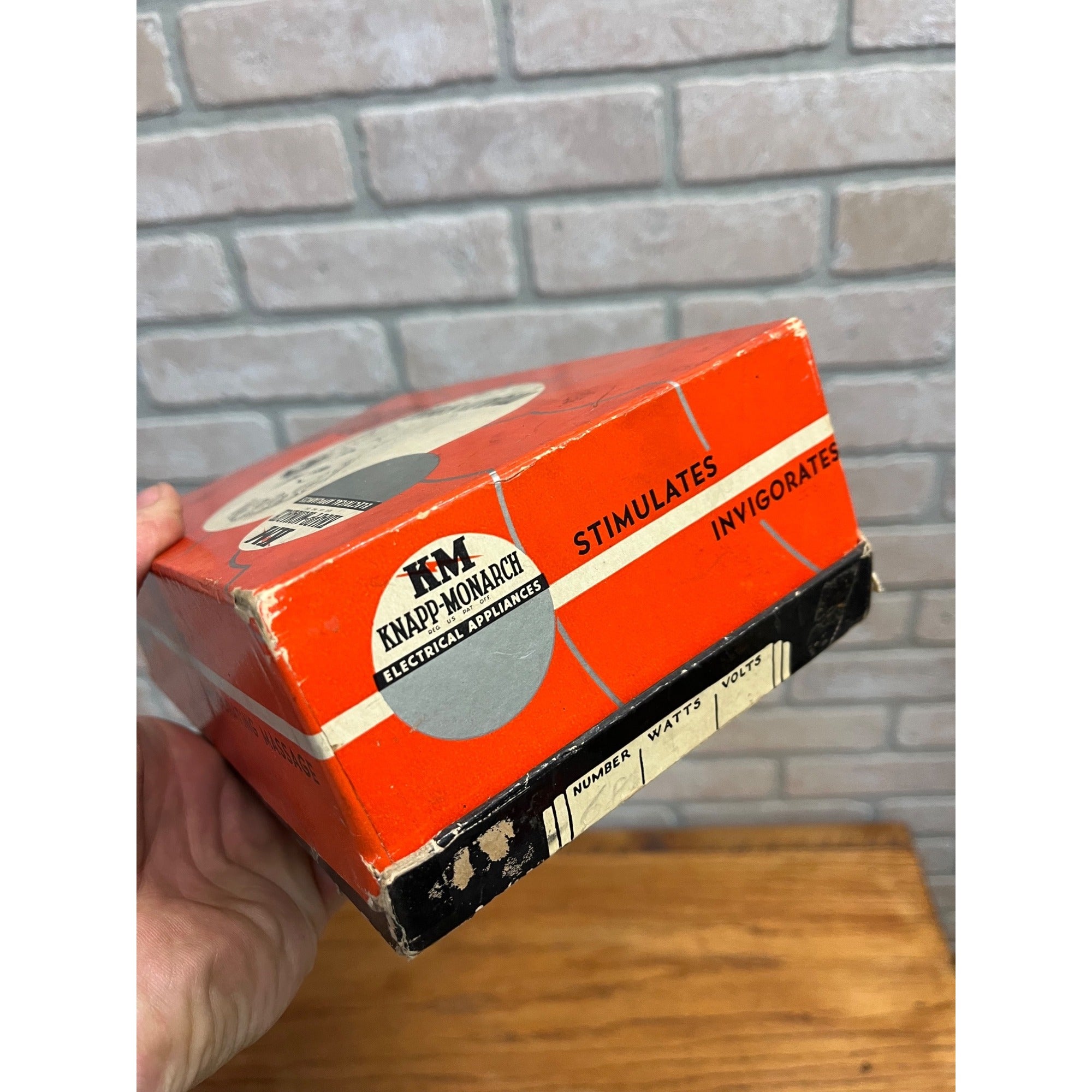KM Knapp &  Monarch Body Massager Vibrator Pharmacy 1950s W/ Box
